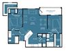 TEWii B1 Floor plan TEWii B1 Floor plan at Retreat at Magnolia, Magnolia, 77354